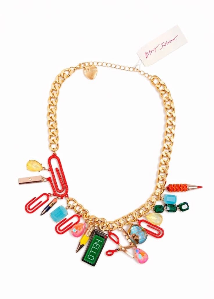 Betsey Johnson School Days Jewelry Bundle – NWT Necklace & Bracelet - Thumbnail 2