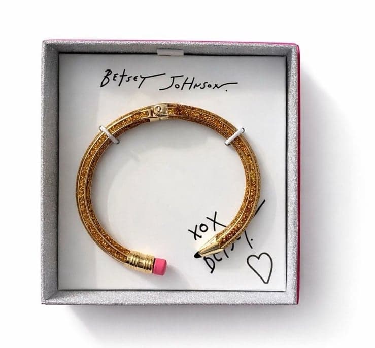 Betsey Johnson School Days Jewelry Bundle – NWT Necklace & Bracelet - Thumbnail 3