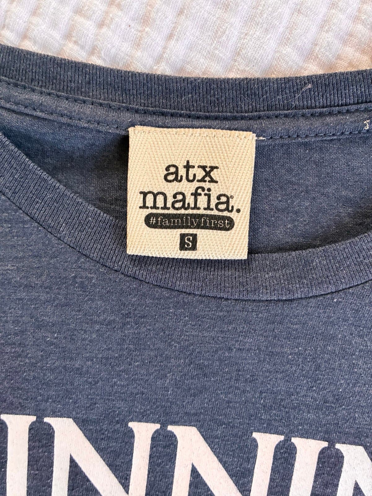 ATX Mafia “Running Late Is My Cardio” Long Sleeve Graphic Tee Women’s Small - Thumbnail 2