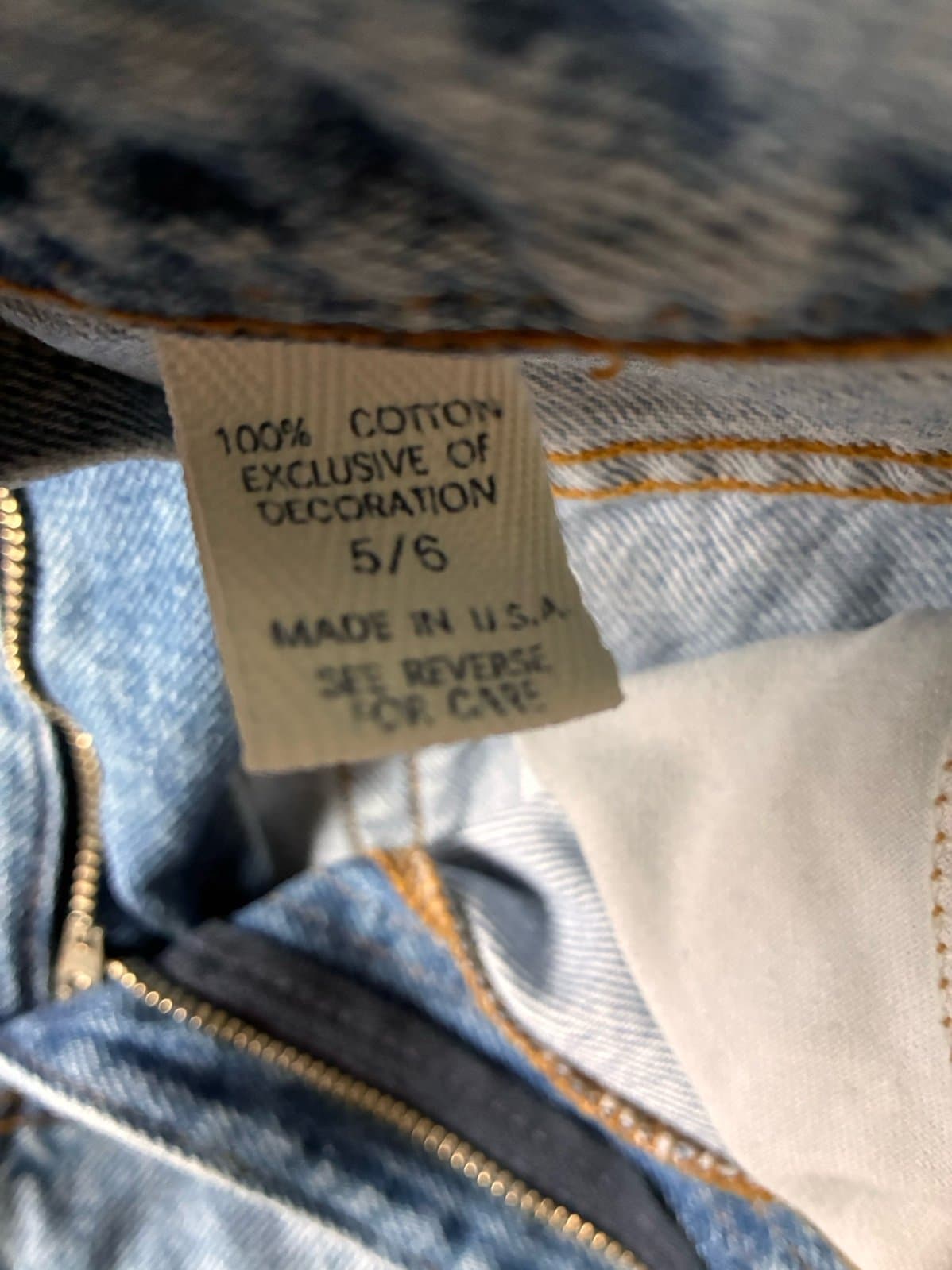Vintage Express Blend Embroidered Trim Jeans – Women’s Size 5/6 – Boho Festival - Thumbnail 6