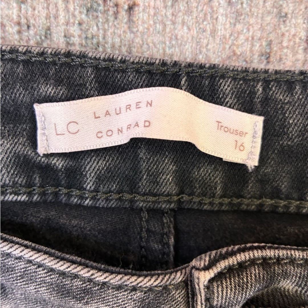 LC Lauren Conrad Dark Gray Trousers - Thumbnail 3