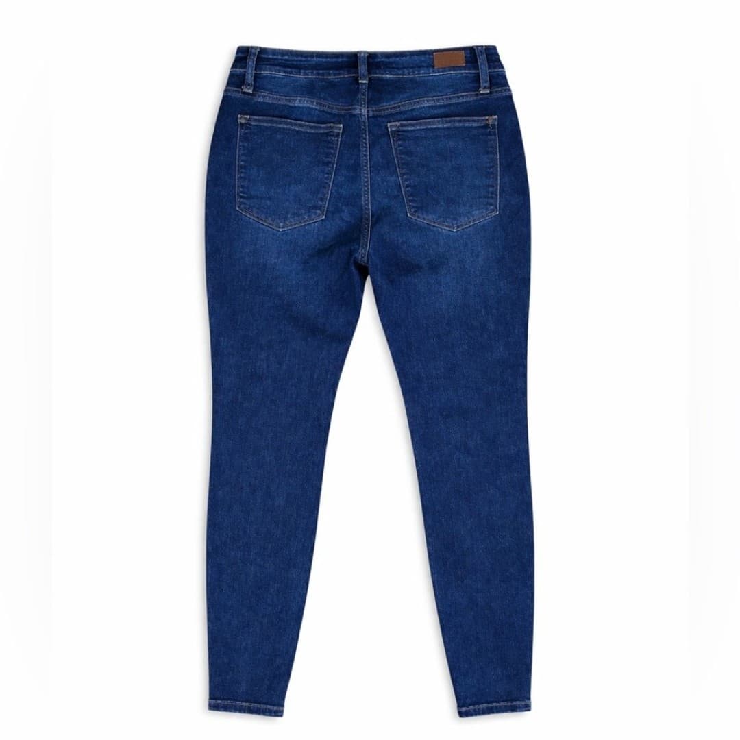 Judy Blue Skinny Fit Jeans Women’s 14W Dark Wash Stretch Denim - Thumbnail 2