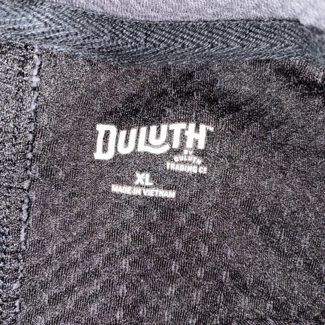 Duluth Trading Co Kids Navy Textured Crewneck Sweatshirt - Thumbnail 2