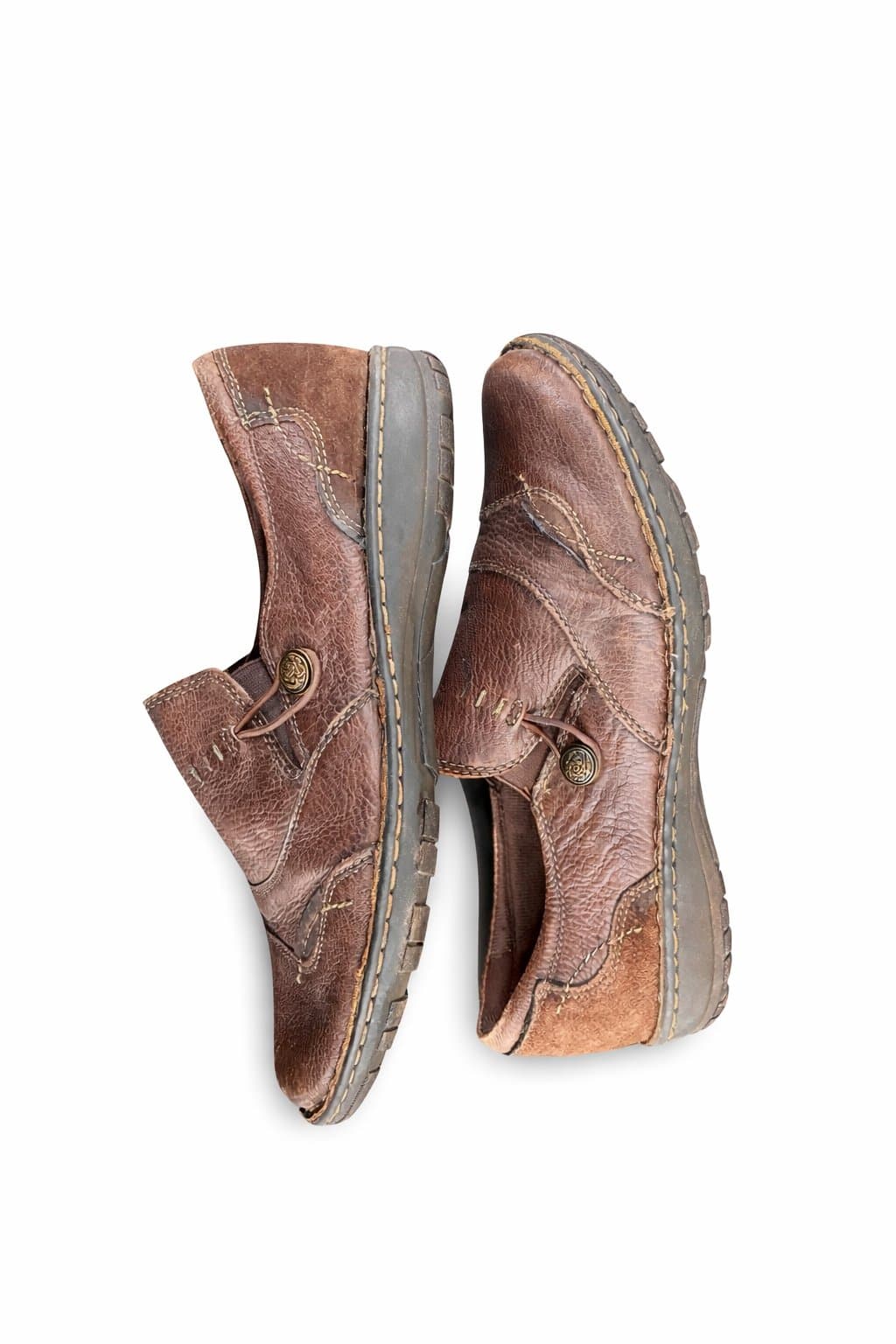 Earth Spirit Women’s 10 Brown Leather Slip-On Comfort Shoes | Casual Walking - Thumbnail 5