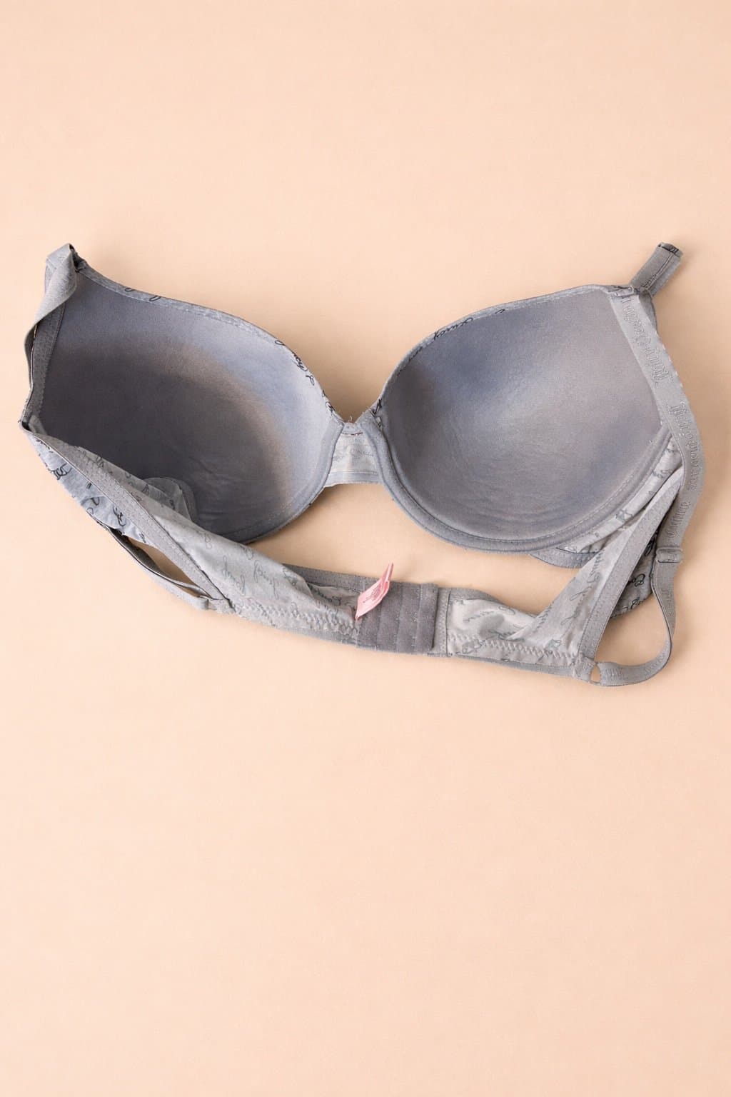 Juicy Couture Logo Bra – Size 40C – Gray – Underwire - Thumbnail 2