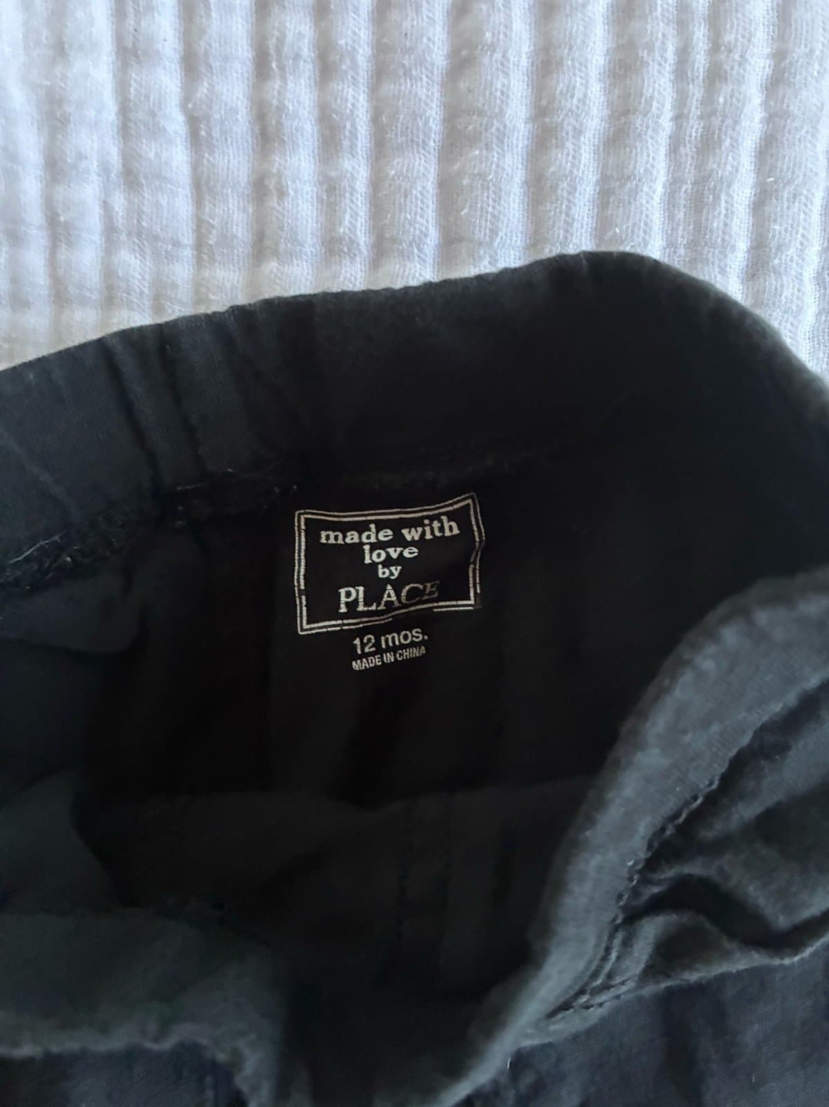 Black toddler pants from The Children’s Place, size 12 months - Thumbnail 2