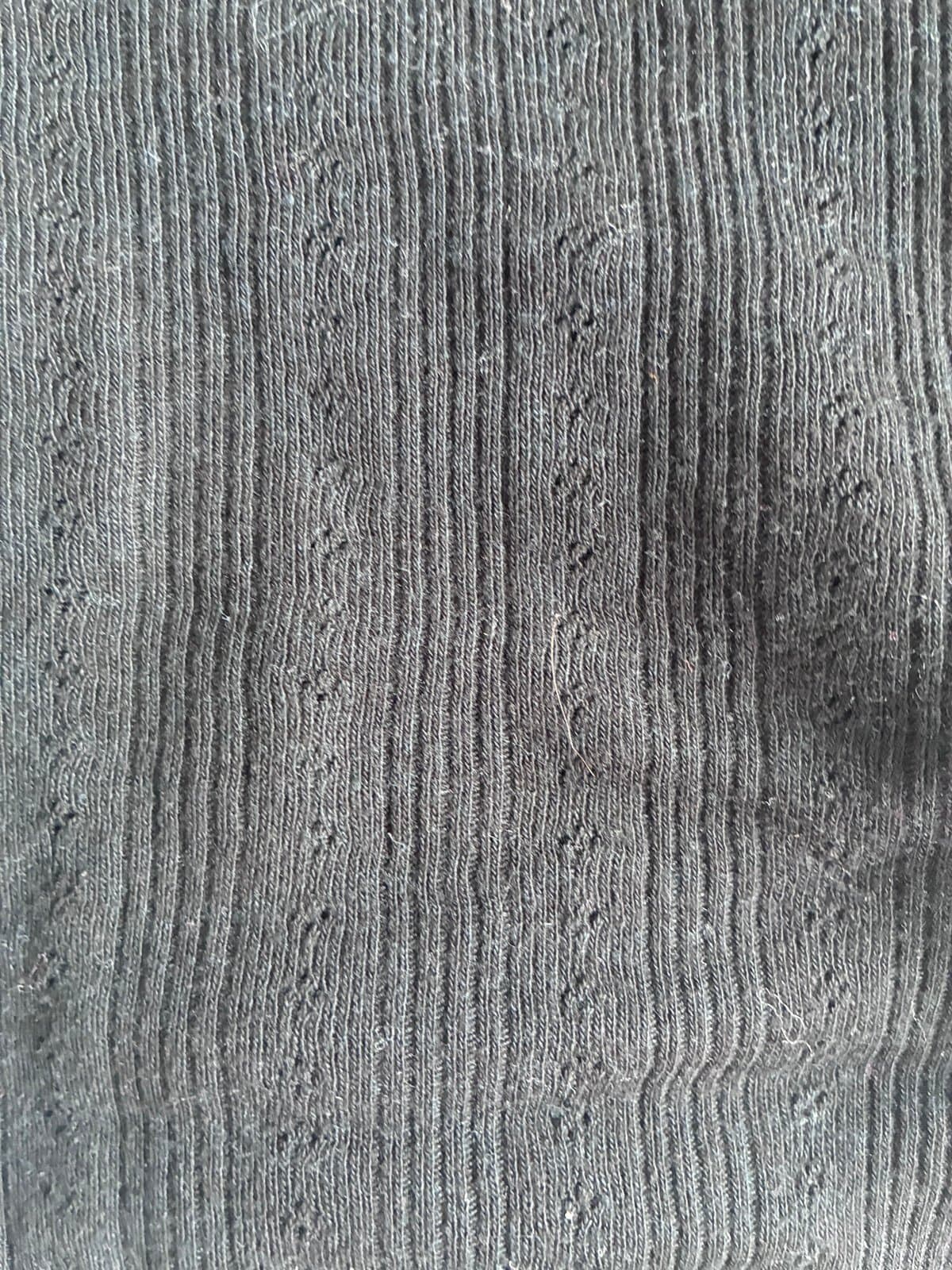 Garanimals Black Ribbed Long Sleeve Bodysuit – 0-3 Months Closet Staple - Thumbnail 2