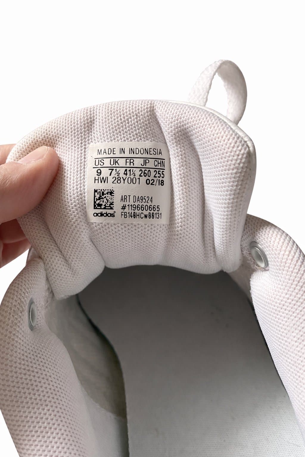 Adidas Cloudfoam Advantage Sneakers Women’s Size 9 White Pink Stripes DA9524 - Thumbnail 6