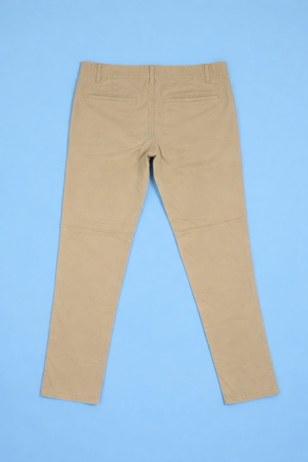 GAP Slim Fit Khaki Chino Pants Mens 34x32 Tan Stretch Casual Dress - Thumbnail 2