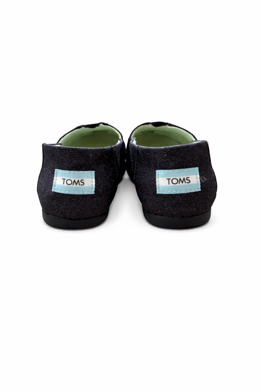 TOMS Glitter Fox & Moon Slip-On Flats – Women’s 6 – Celestial Night Shoes - Thumbnail 4