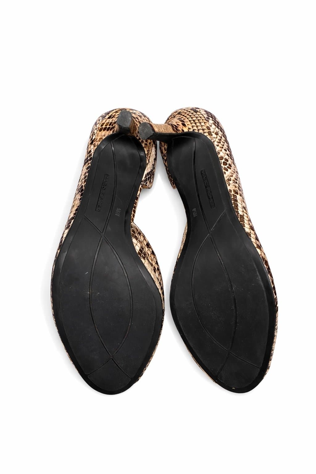 Marc Fisher Snakeskin Peep Toe Heels – Size 9.5M - Thumbnail 4