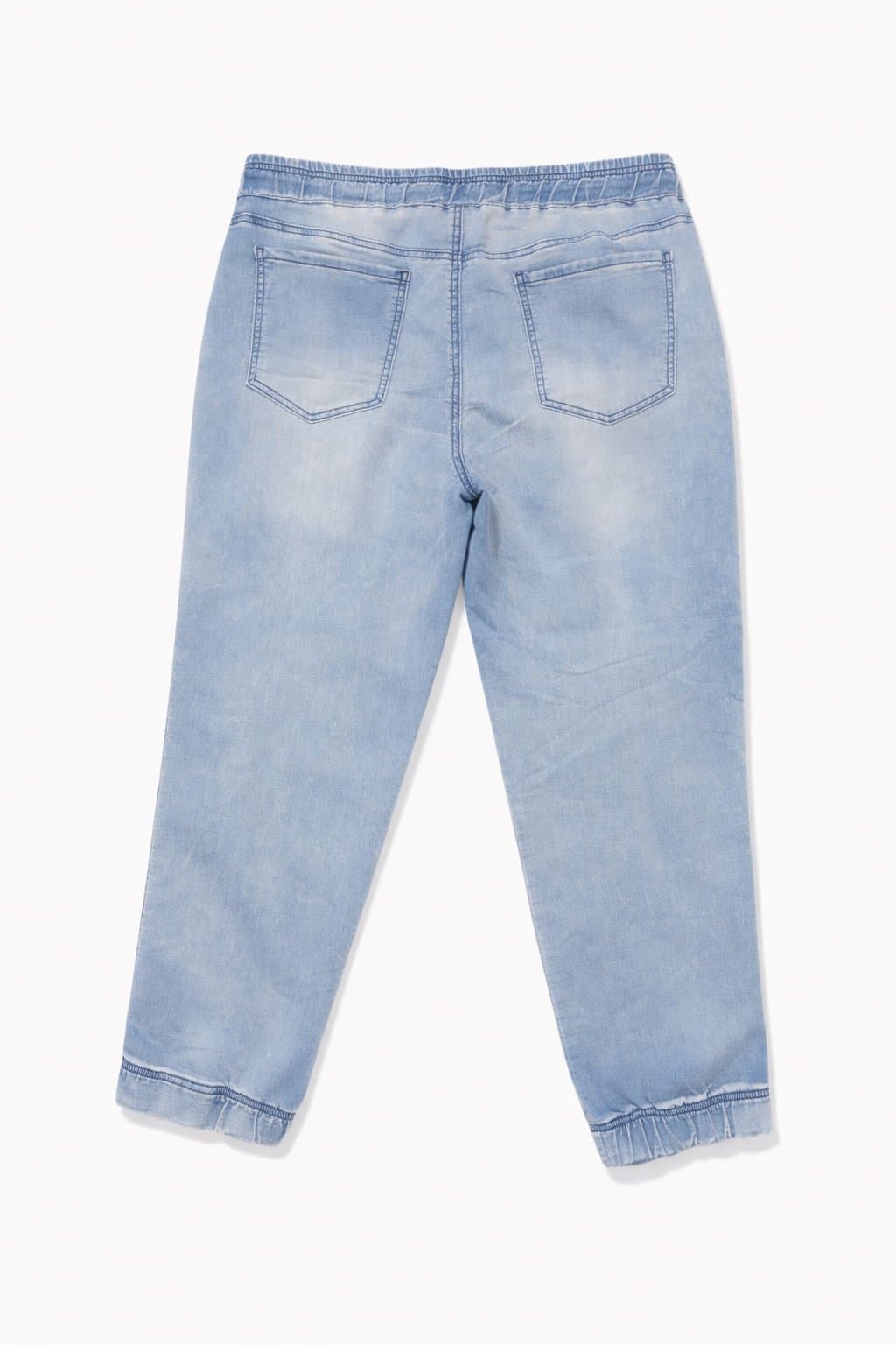 Est.1946 Denim Mid-Rise Jogger Jeans Women’s Size 16 Elastic Waist Light Wash - Thumbnail 2