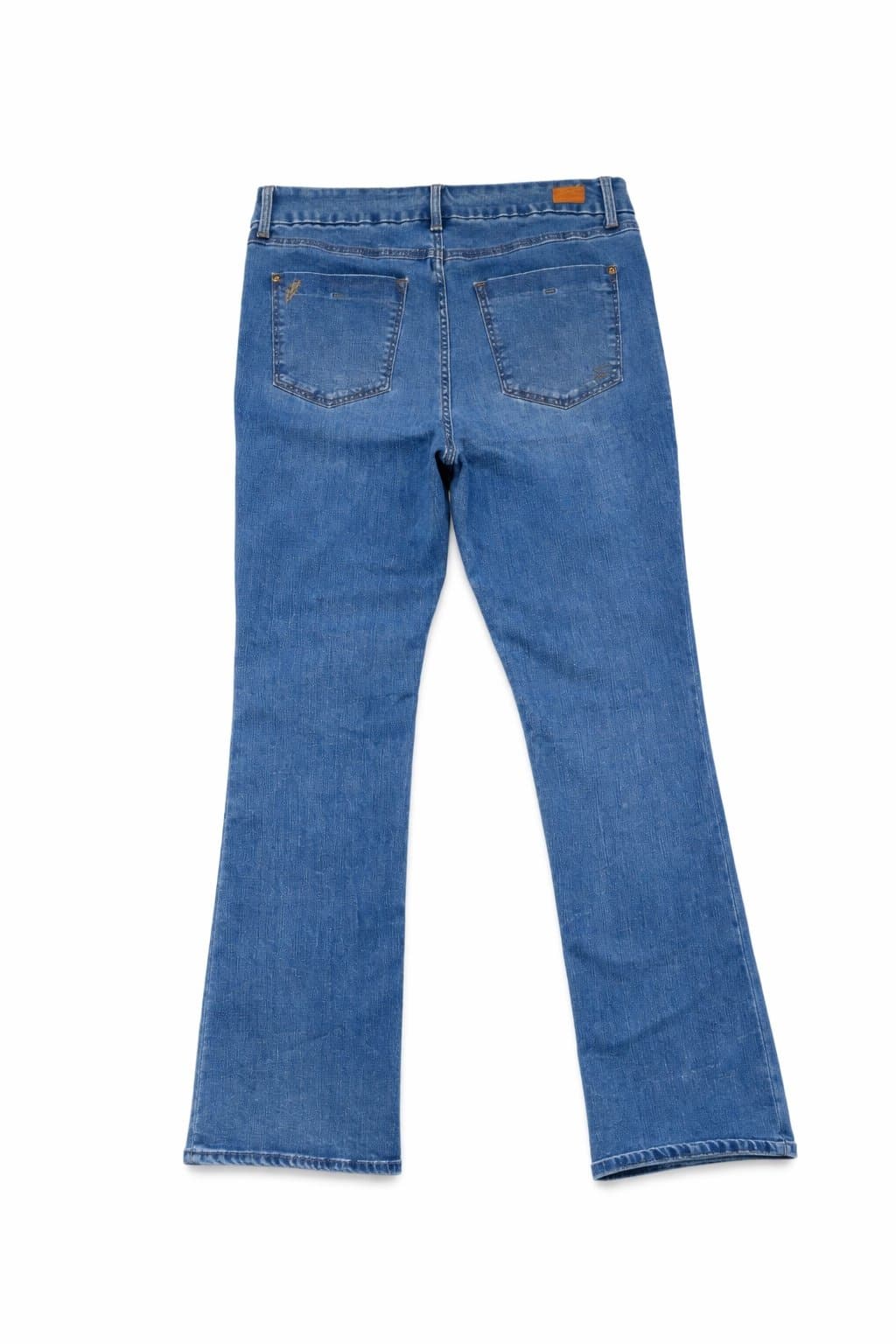 Seven7 Tummyless High Rise Slim Boot Jeans Size 16 Stretch Blue Denim - Thumbnail 2