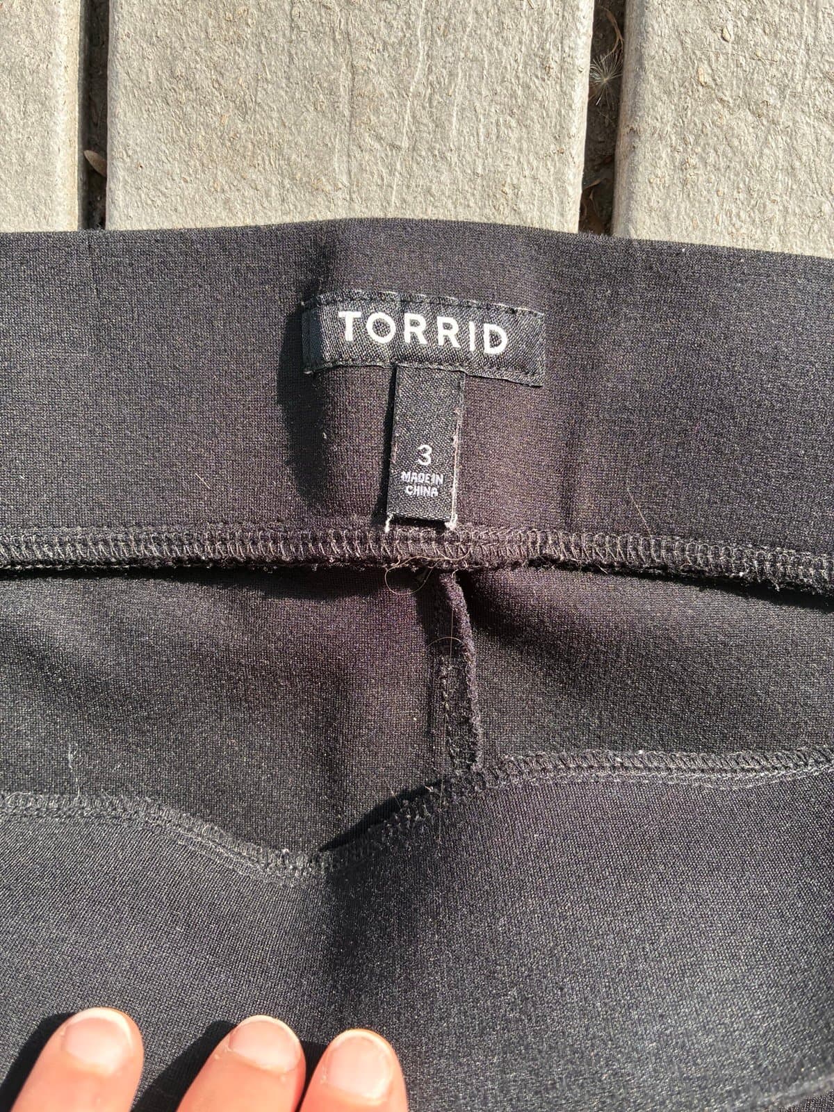 LOT OF 2 Torrid Size 3 Pencil Skirts | Plaid Skirt, Black Skirt Plus Size 3X - Thumbnail 4