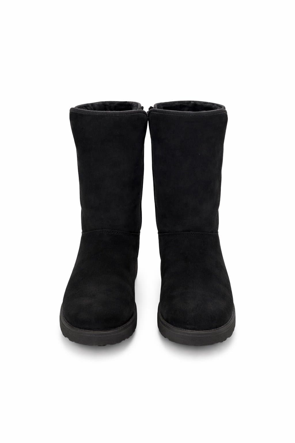 UGG Classic Black Boots Women’s Size 10 Suede Sheepskin - Thumbnail 2