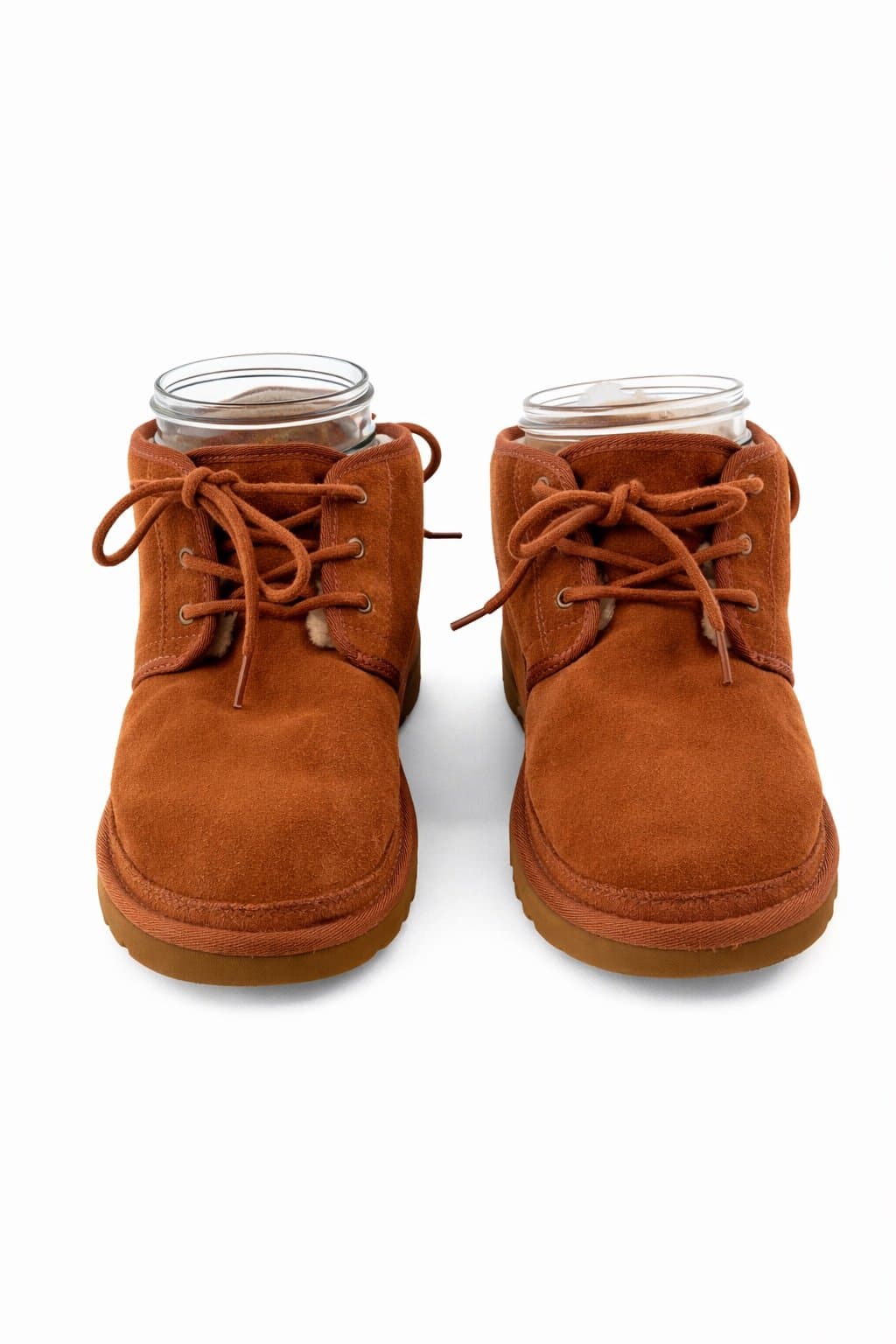 UGG Neumel Chukka Boots Men’s Size 11 Chestnut Suede Shearling Lined Casual - Thumbnail 3