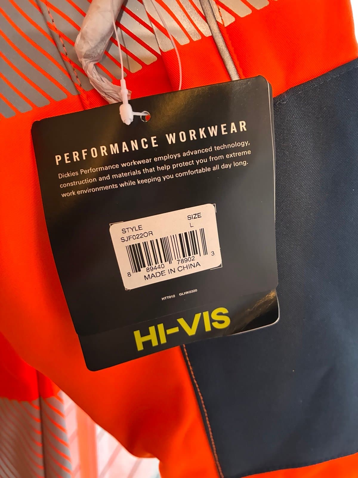 Dickies Women’s Hi-Vis Performance Softshell Jacket Size L NWT Reflective Safety - Thumbnail 4