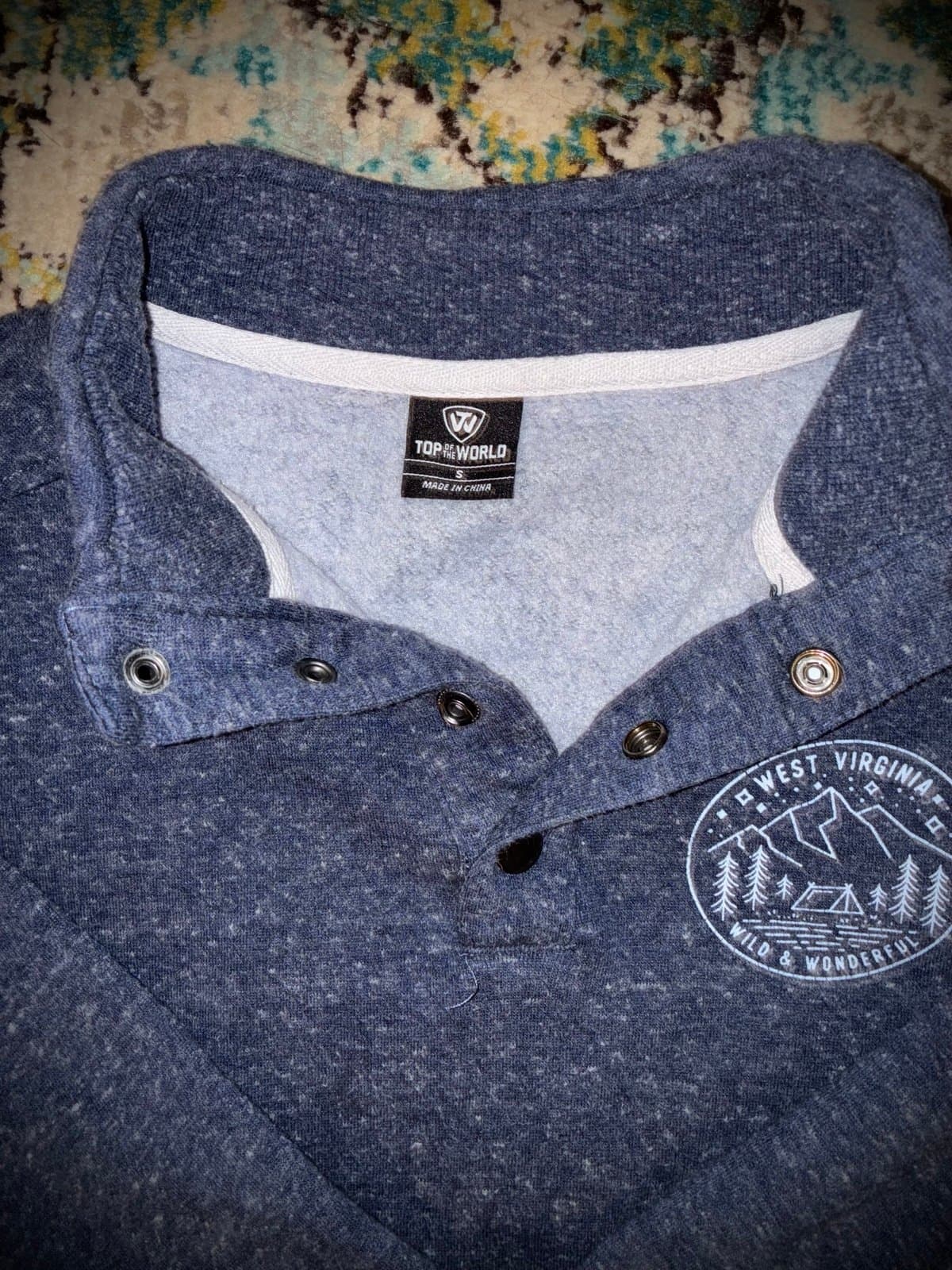 “West Virginia Wild & Wonderful” Top of the World Sweatshirt - Thumbnail 2