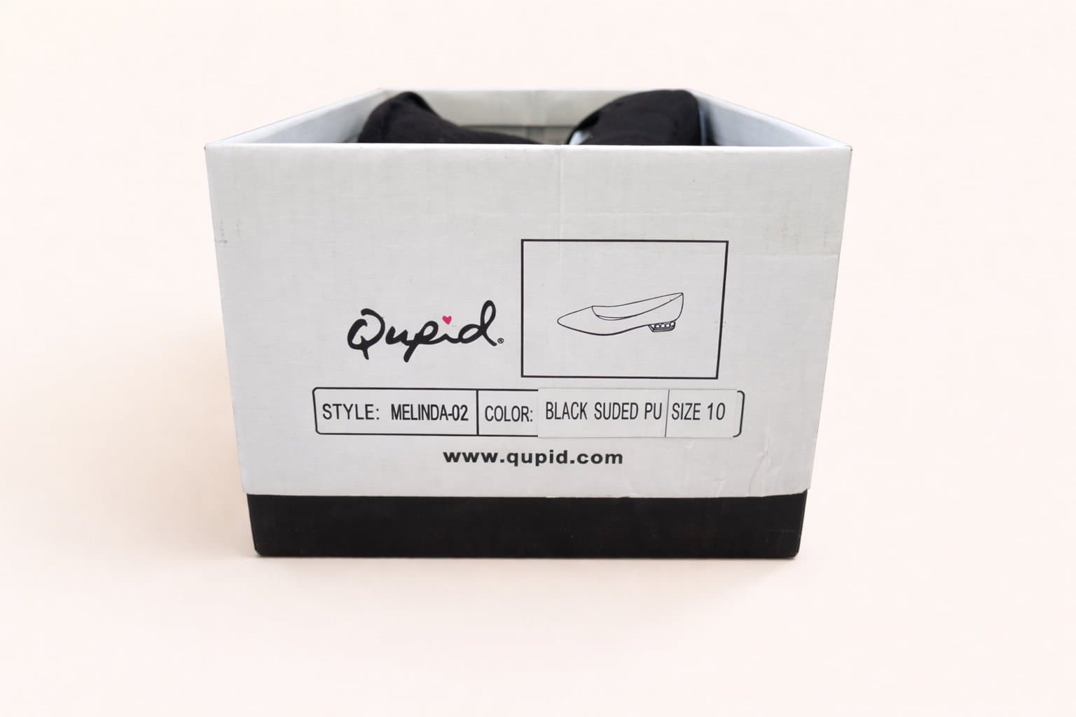 Qupid Melinda-02 Black Suede Pearl Heel Pumps – Size 10 – NWT - Thumbnail 2