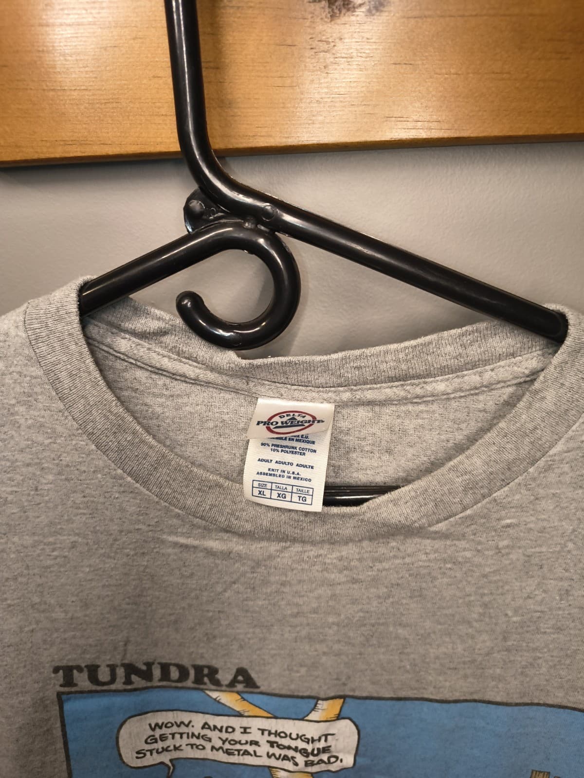 Tundra Novelty Shirt Sz XL Alaska The Last Frontier Comedy Graphic Tshirt Vtg - Thumbnail 3