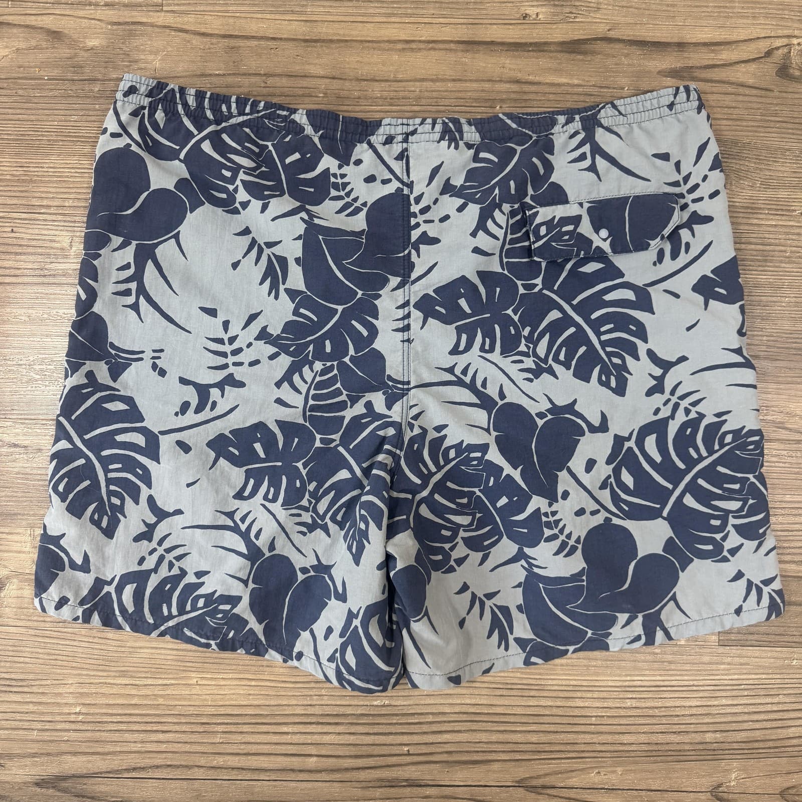 Patagonia Baggies Swim Trunks Men's Bayside Blue Hawaiian Floral 50092SP17 - Thumbnail 2
