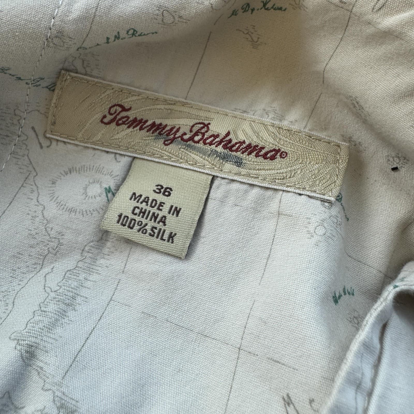 Tommy Bahama Silk Pleated Chino Shorts Beige 10" Mens Golf Casual - Thumbnail 10