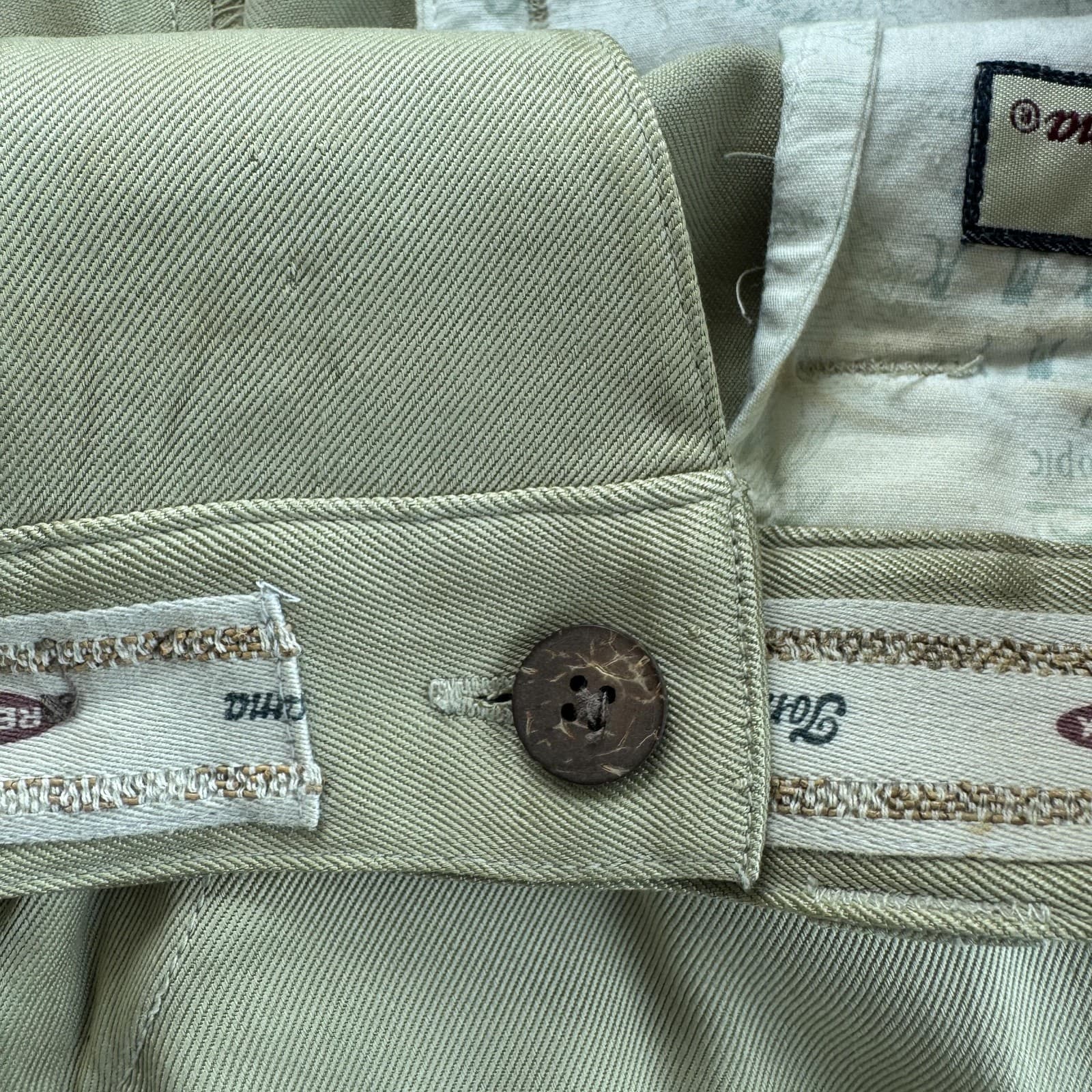 Tommy Bahama Silk Pleated Chino Shorts Beige Tan 10" Mens Golf Resort - Thumbnail 7