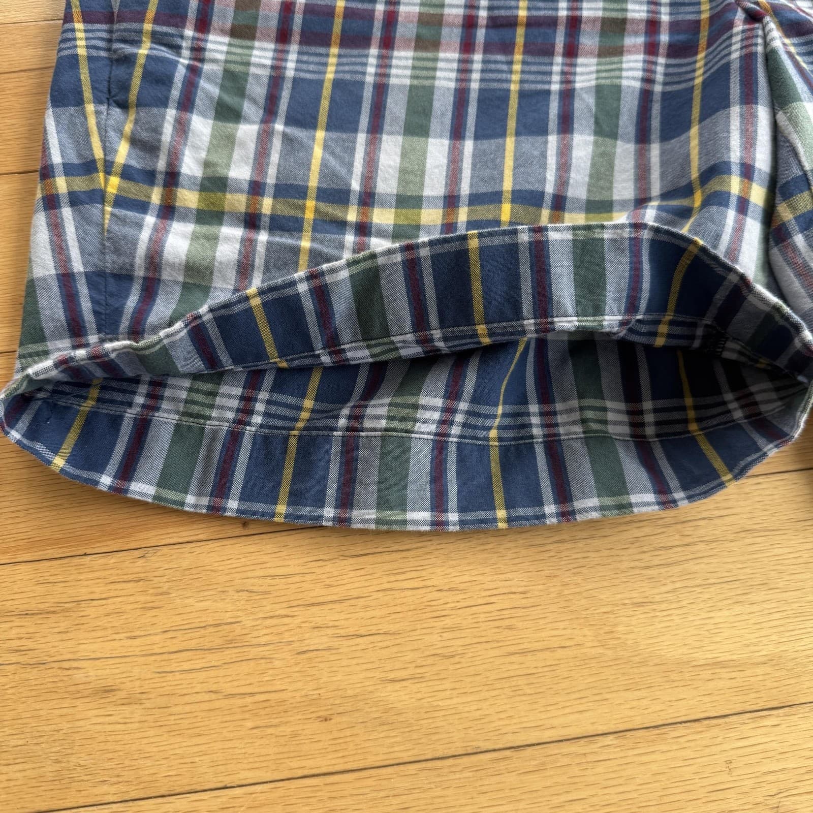 Brooks Brothers Men's 33" Multicolor Plaid Cotton Bermuda Shorts - Thumbnail 8