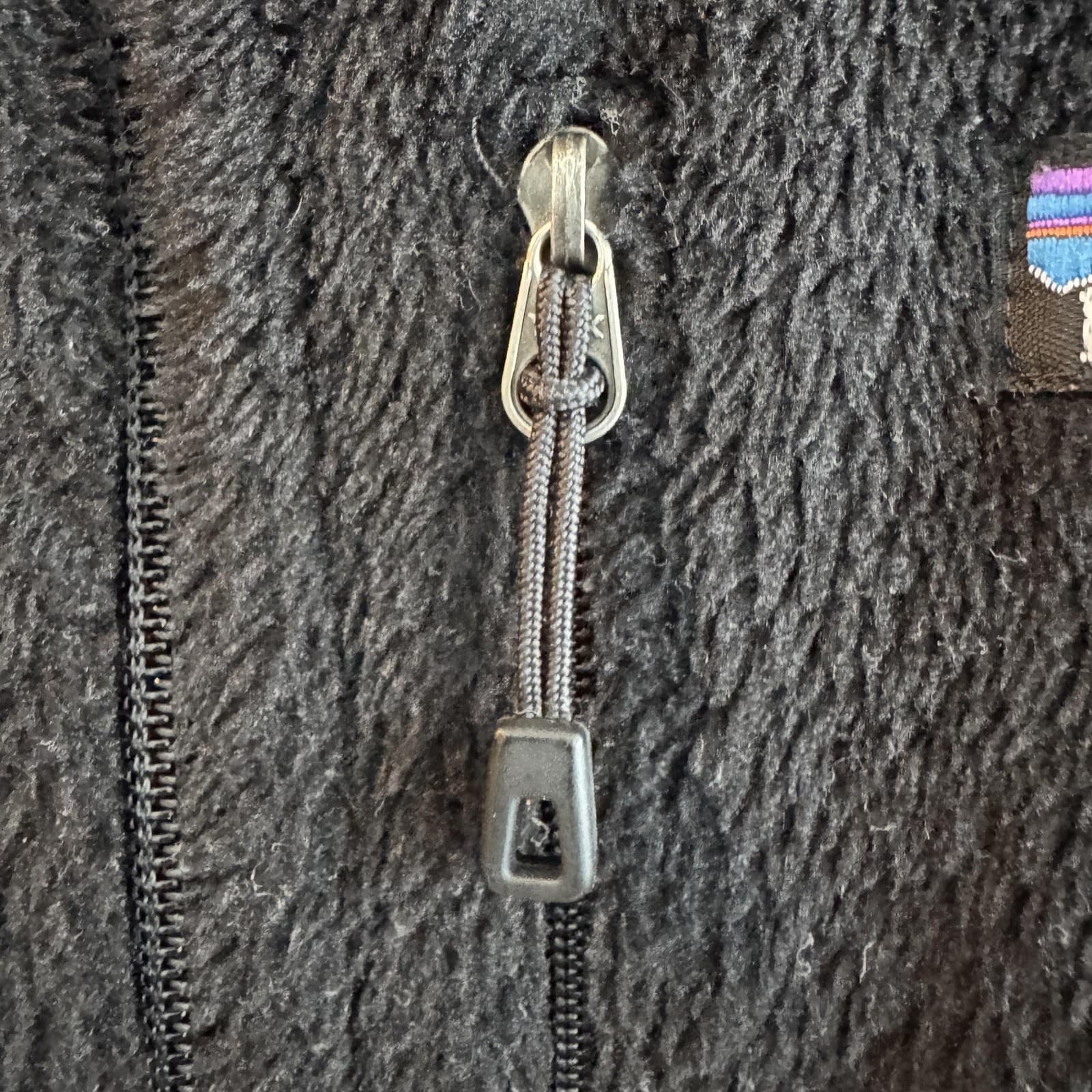 Patagonia Polartec Thermal Pro Fleece Full Zip Jacket Black Womens M Hiking - Thumbnail 6
