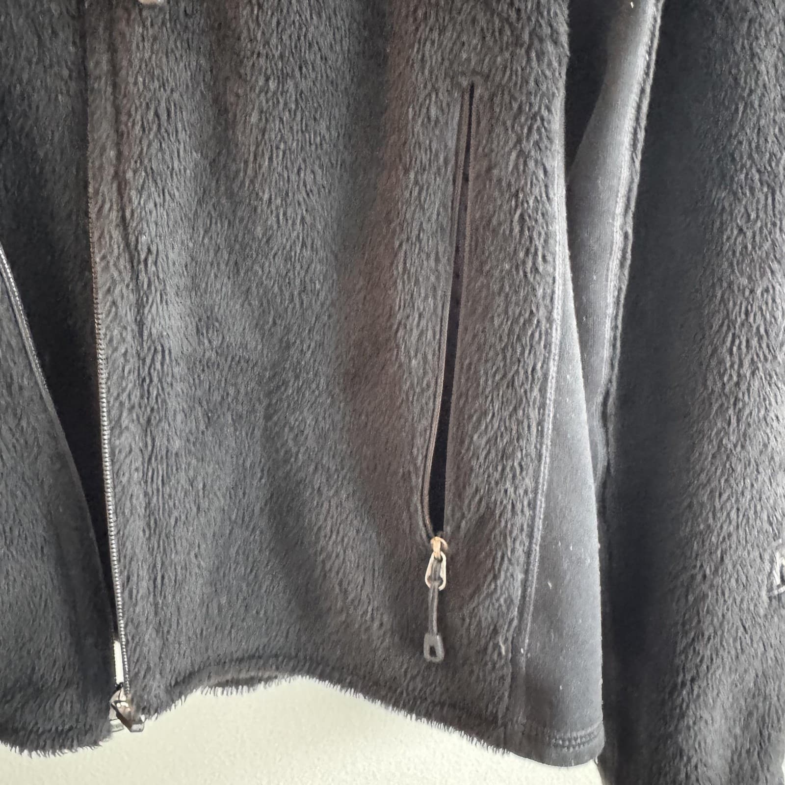 Patagonia Polartec Thermal Pro Fleece Full Zip Jacket Black Womens M Hiking - Thumbnail 7
