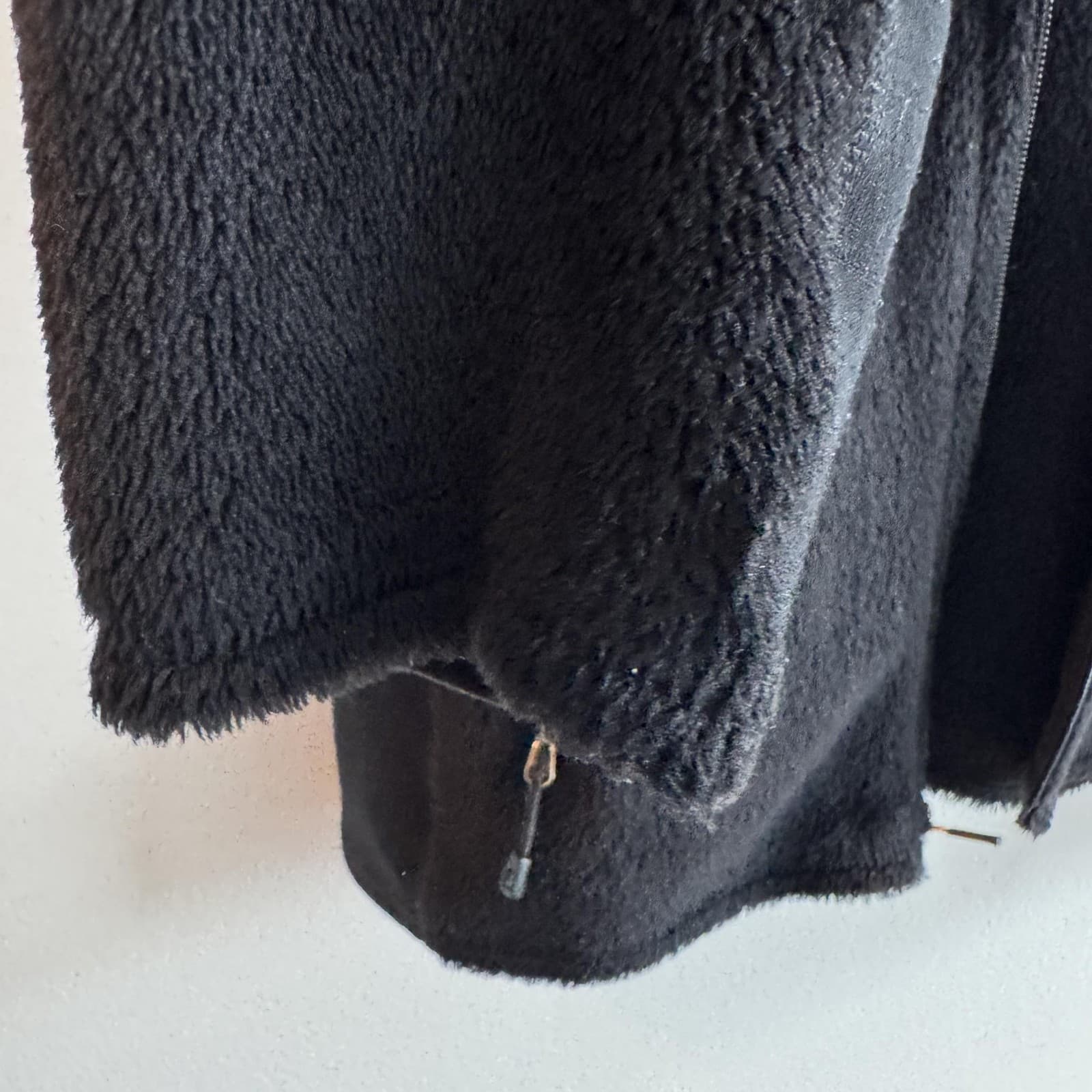 Patagonia Polartec Thermal Pro Fleece Full Zip Jacket Black Womens M Hiking - Thumbnail 10