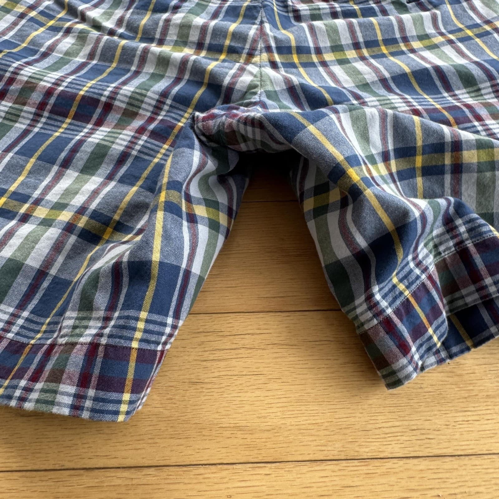 Brooks Brothers Men's 33" Multicolor Plaid Cotton Bermuda Shorts - Thumbnail 17