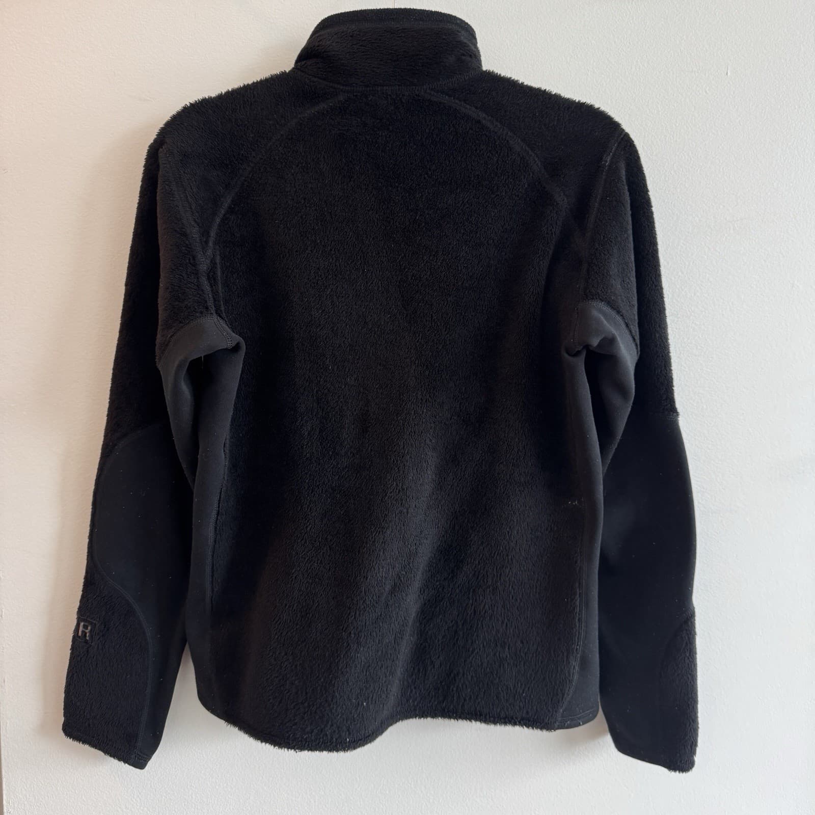 Patagonia Polartec Thermal Pro Fleece Full Zip Jacket Black Womens M Hiking - Thumbnail 16