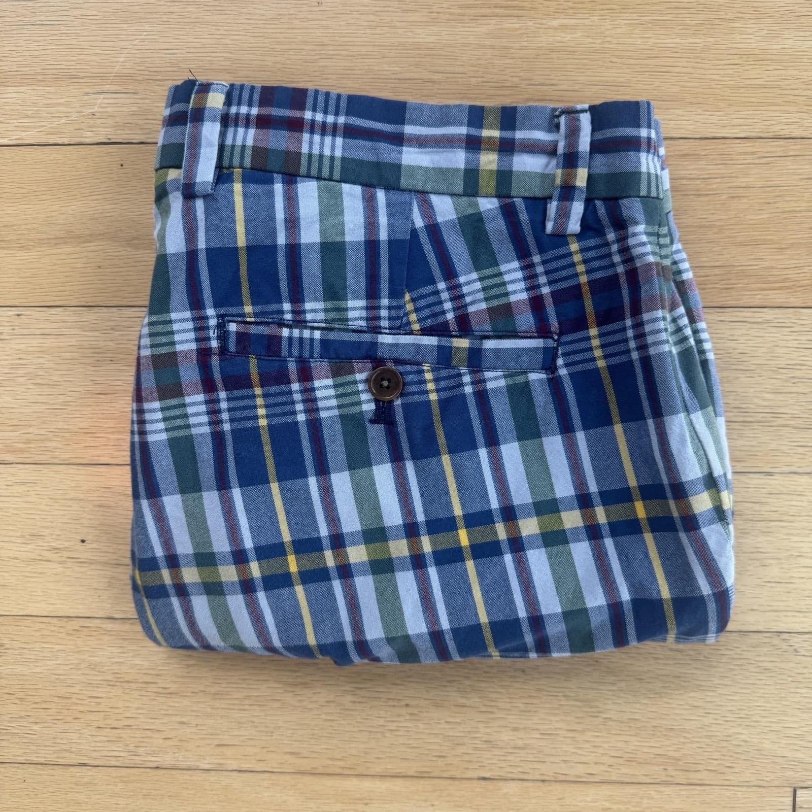 Brooks Brothers Men's 33" Multicolor Plaid Cotton Bermuda Shorts - Thumbnail 19