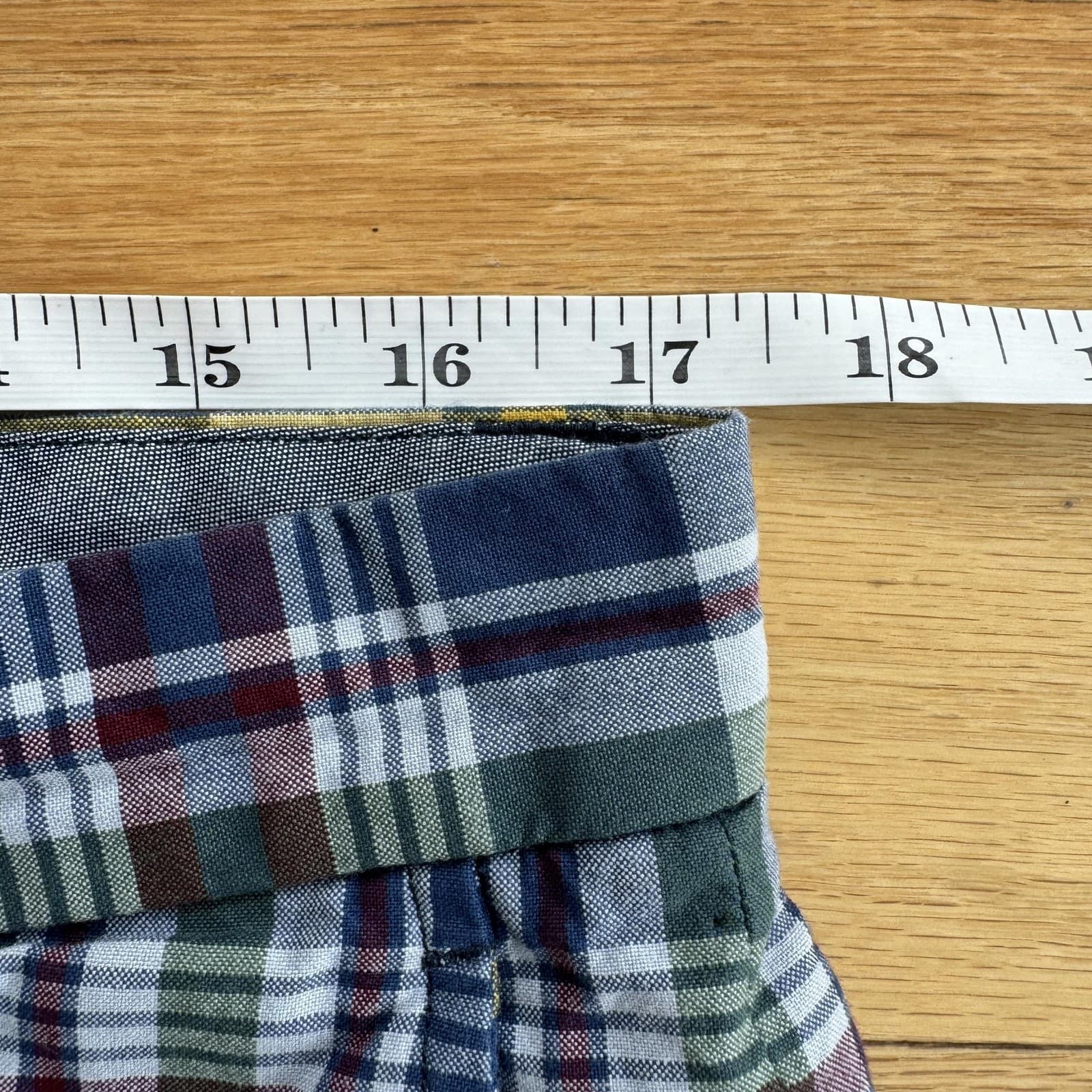 Brooks Brothers Men's 33" Multicolor Plaid Cotton Bermuda Shorts - Thumbnail 20