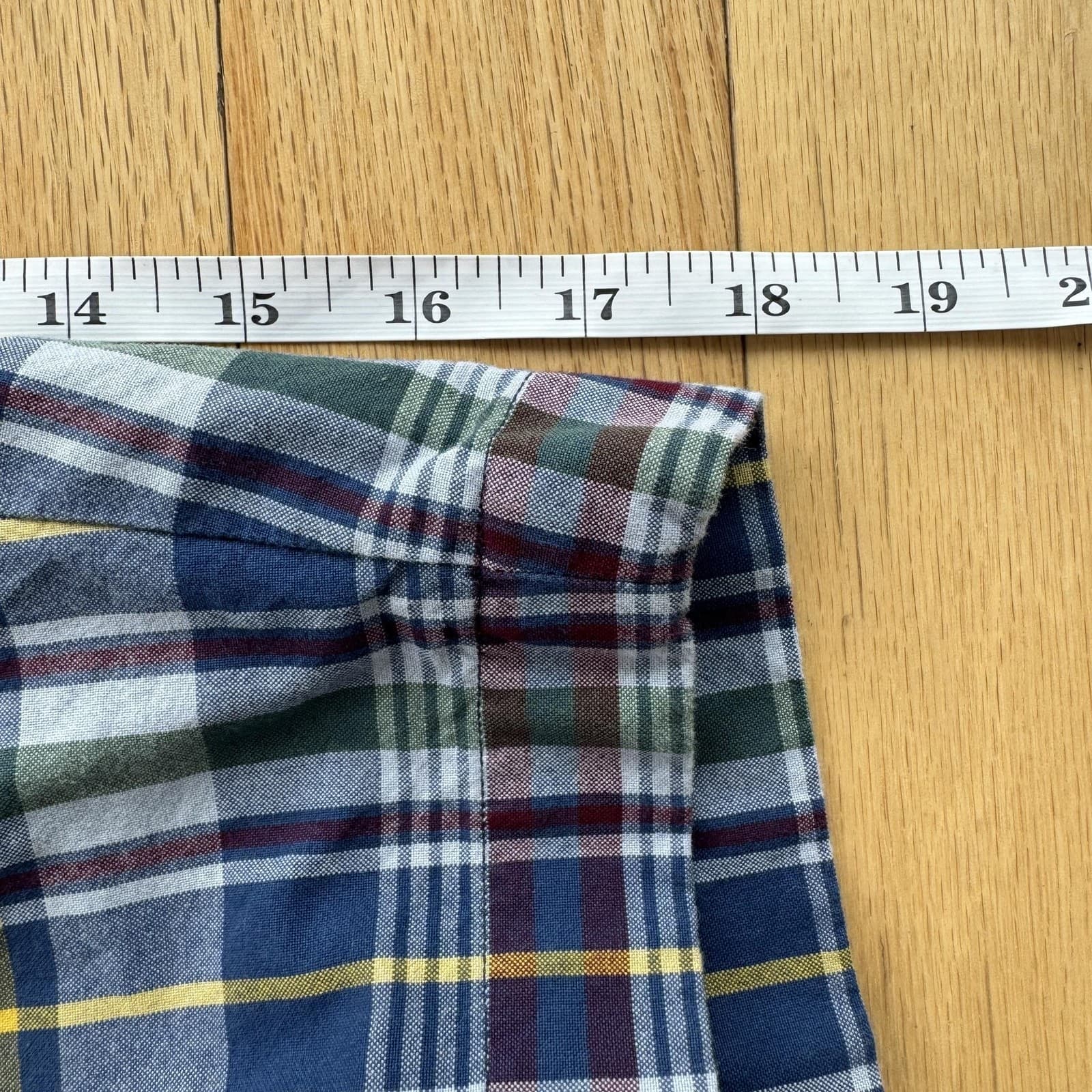 Brooks Brothers Men's 33" Multicolor Plaid Cotton Bermuda Shorts - Thumbnail 21