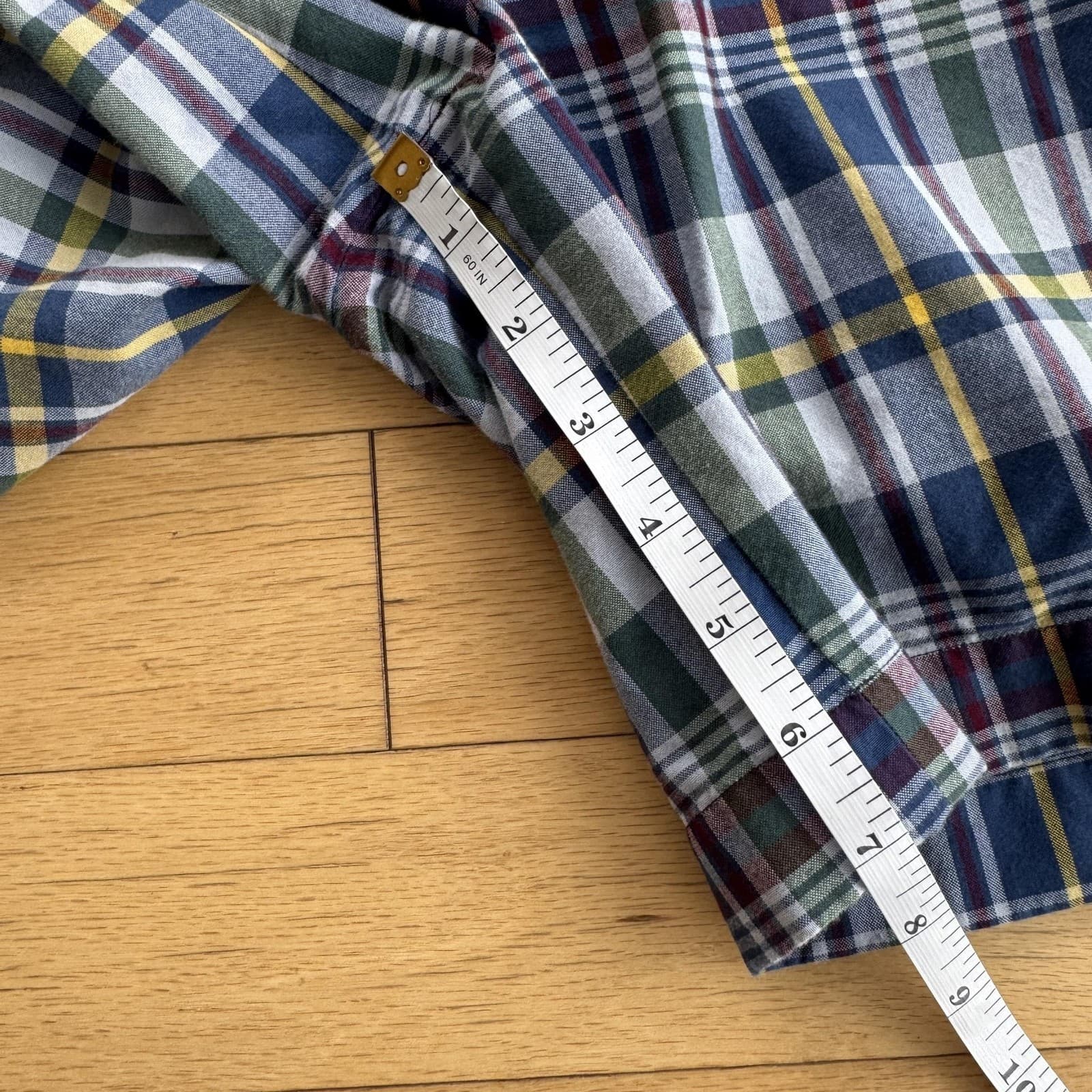 Brooks Brothers Men's 33" Multicolor Plaid Cotton Bermuda Shorts - Thumbnail 22