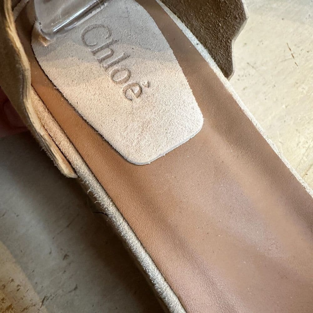 Chloe Lauren Suede Espadrille Wedges Sandals Size 42 MSRP: $660.00 - Thumbnail 9