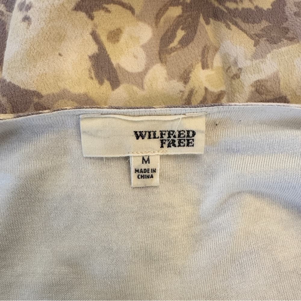 ARITZIA Wilfred Free Floral Vivienne Slip Dress Size M - Thumbnail 7