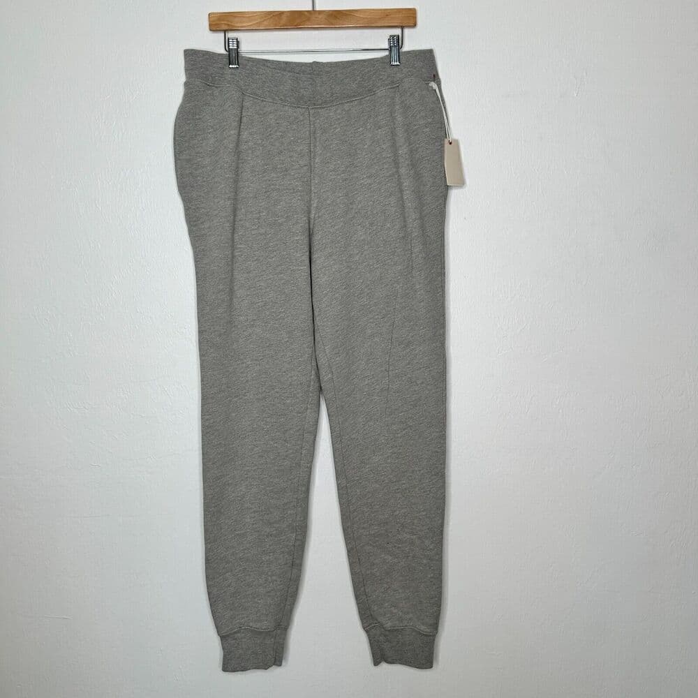 Good American New Womens Size 4 (US XL) Heather Grey Boyfriend Sweatpants NWT - Thumbnail 2