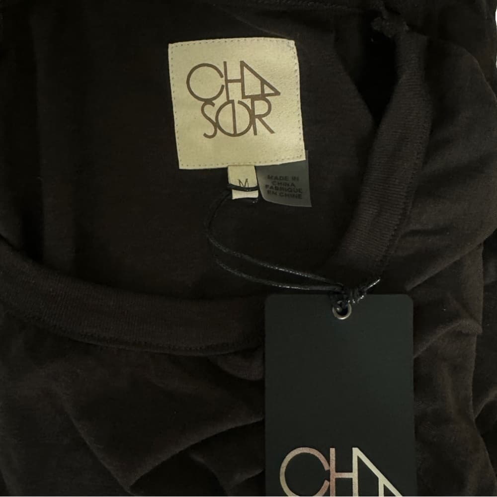 Nwt Chaser Brown Lightweight Balloon Sleeve Size M - Thumbnail 4
