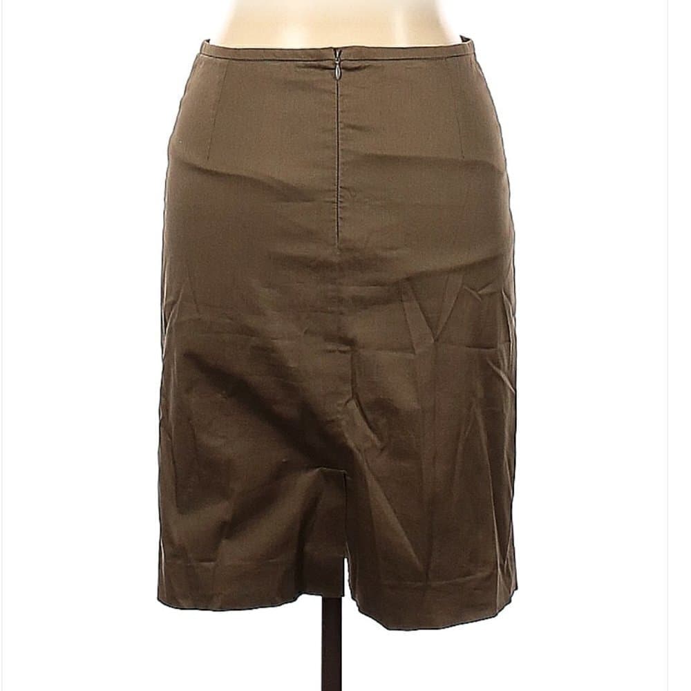 ARMANI Collezioni Brown Pencil Skirt Size 6 - Thumbnail 2