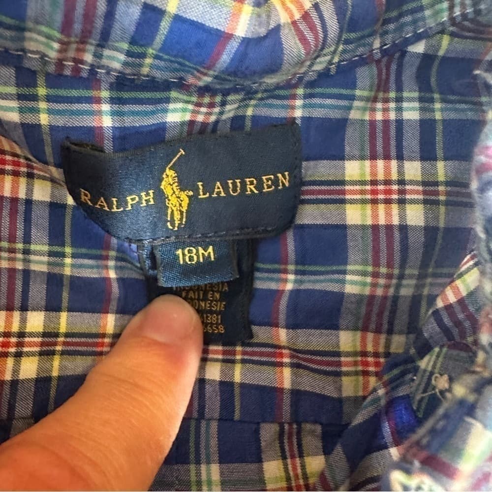 BUNDLE of 2 Ralph Lauren Little Boys Tops Size 18 Months - Thumbnail 7