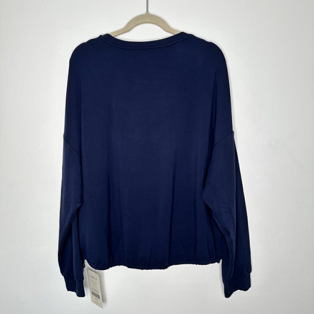 Fabletics Monica Cinched Pullover Navy Blue Long Sleeve Size XXL NWT - Thumbnail 6