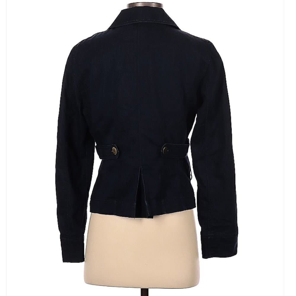 SHARAGANO Studio Navy Blue Blazer Size S - Thumbnail 2