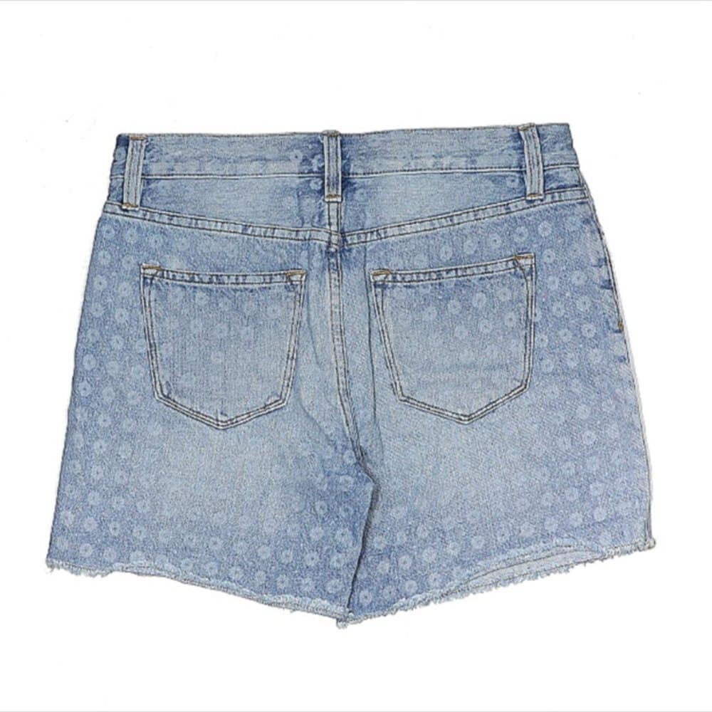 J.CREW Blue Denim Shorts 25 Waist - Thumbnail 2