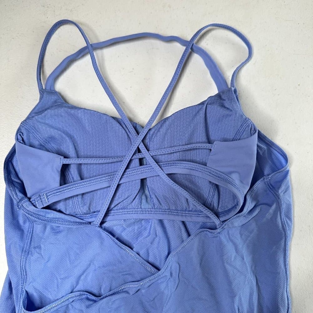Lululemon Blue Padded Tank Top Size 2 - Thumbnail 6