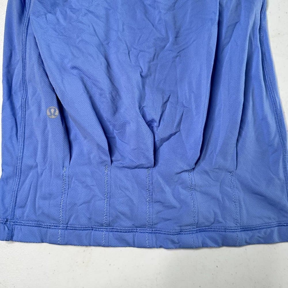 Lululemon Blue Padded Tank Top Size 2 - Thumbnail 5