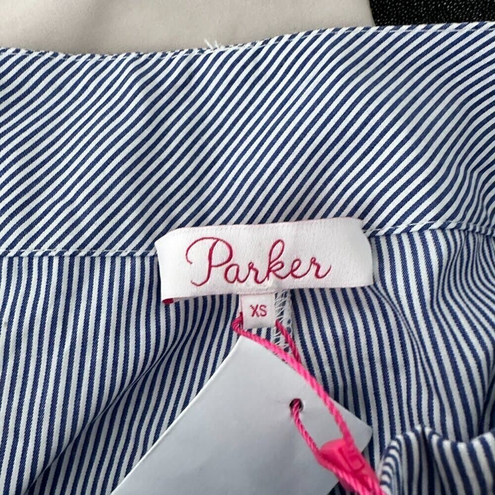 Parker Blue & White Bow Shorts Size XS NEW - Thumbnail 5