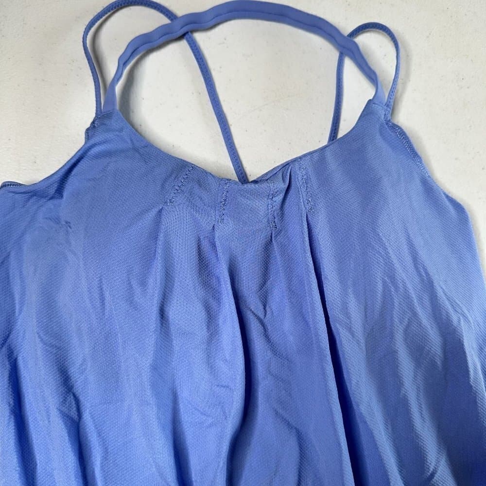 Lululemon Blue Padded Tank Top Size 2 - Thumbnail 2